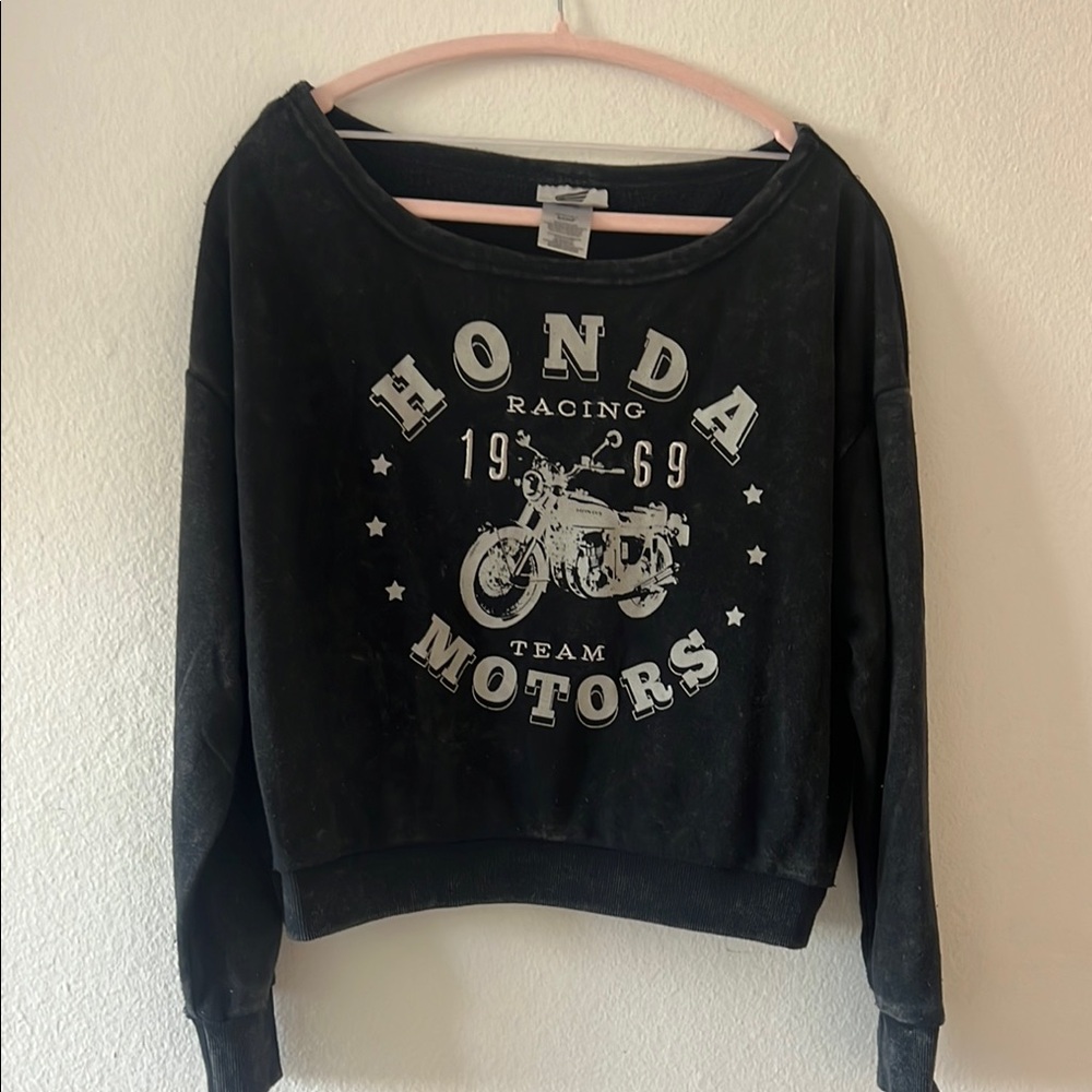 Black Honda Racing Team Sweatshirt